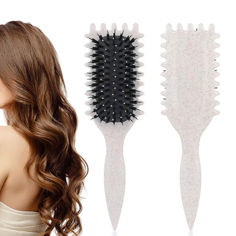 Large Wave Curl Styling Detangling Hair Brush for Daily Use
