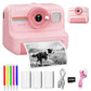 Camera Instant Print 1080P Selfie Digital Camera with 64GB Card
