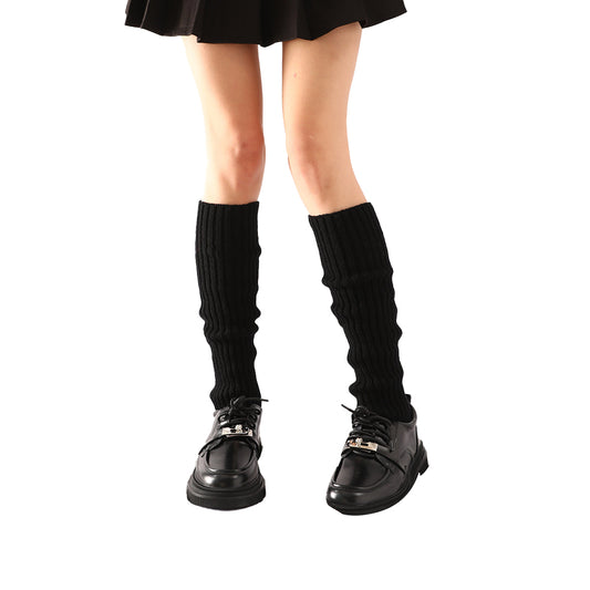 Women Long Leg Ribbed Knitted Leg Socks Long Socks