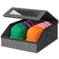 Large Capacity Hat Organizer Box Holds 30 Hats for Baseball Cap Wide Brim Cap
