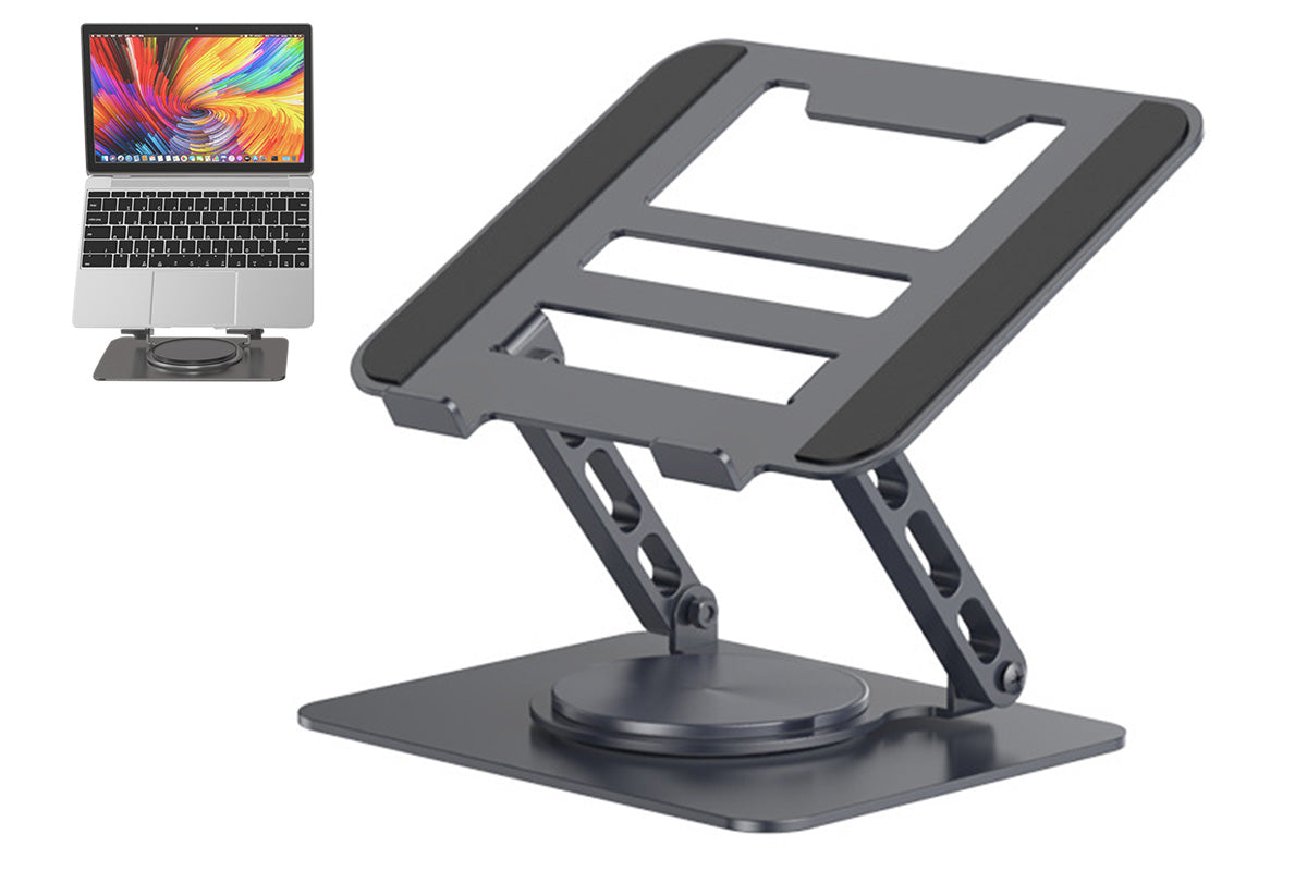 Adjustable Laptop Stand 360 Degree Rotation Foldable Desktop Holder
