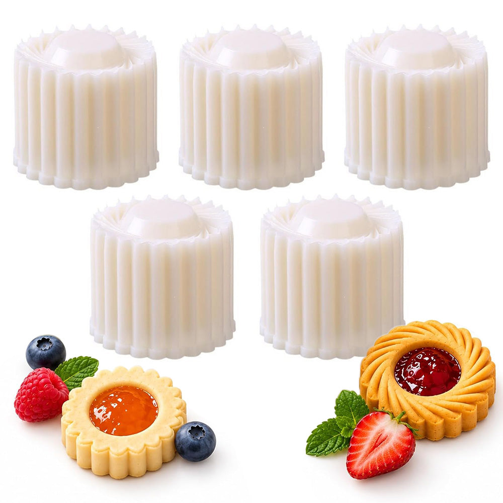 2-in-1 Double-Sided Sunflower Cookie Stamp Pastry Mold for Baking Biscuits