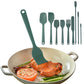 9PCS Silicone Spatula Set Non stick Spoon Utensil Baking Tools With Ergonomic Grip