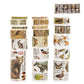 18 Rolls Vintage Washi Tape Set Writable Tapes for Scrapbooking Junk Journal supplies