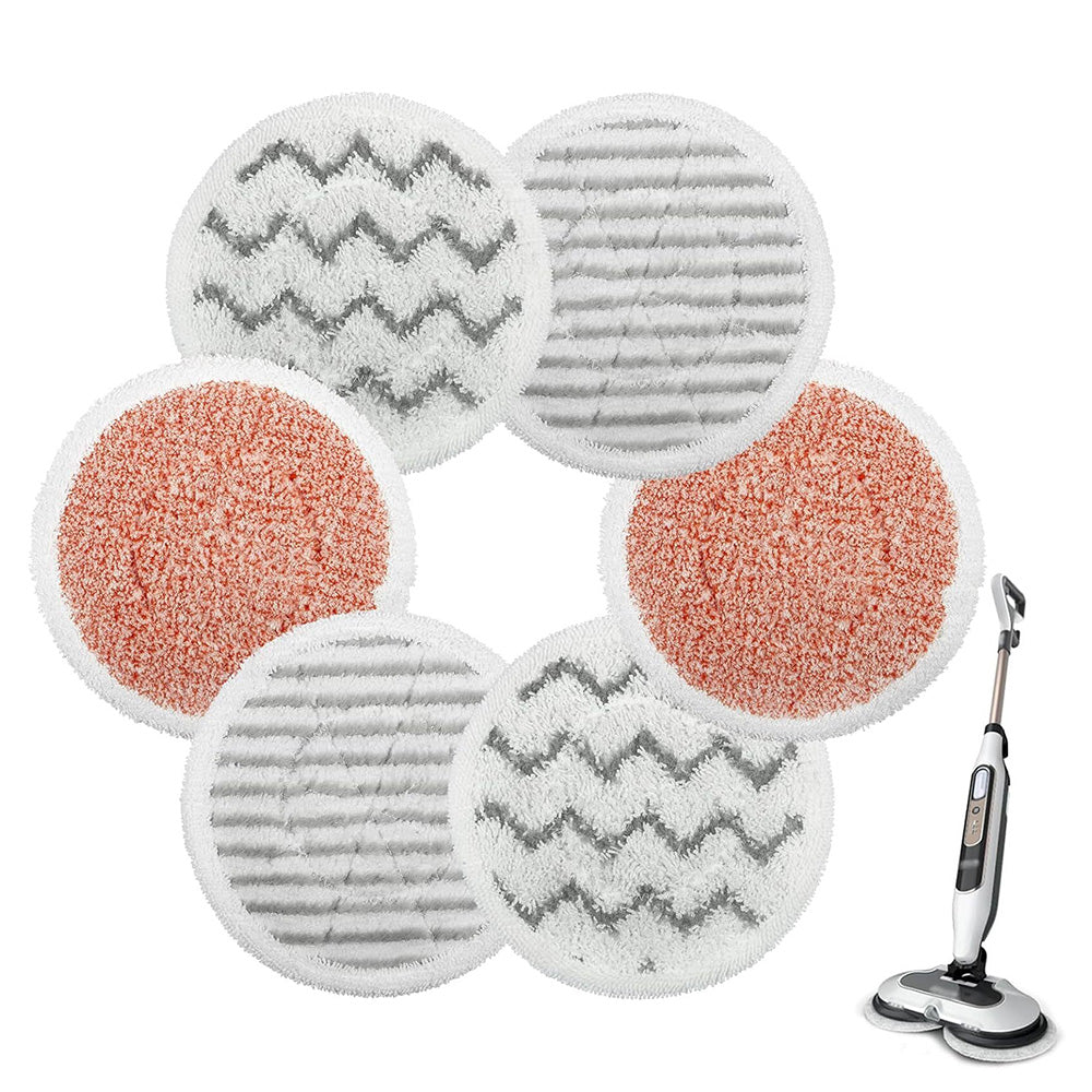 6Pcs Steam Mop Replacement Pads Compatible with Shark Models