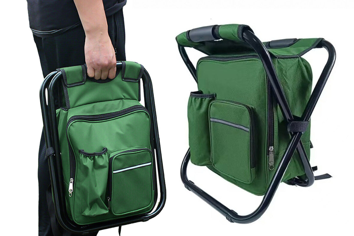 Portable Cooler Stool Multi-Function Folding Fishing Chair