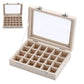 Organizer Case Box Holder Storage Jewelry Earring Ring Velvet Display Travel Portable