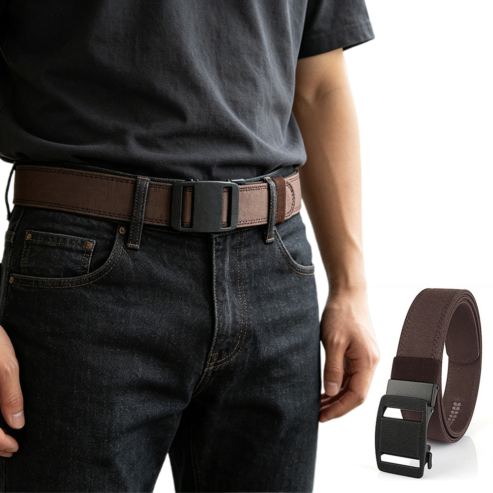 Double Layer Thickened Tactical Belt with Automatic Buckle