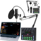 Recording Condenser Microphone Kit with Sound Card for Streaming YouTube TikTok