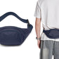 Waist Bag With 3 Zipper Pockets Crossbody Bag Unisex Large Fanny Pack For Travel Holiday