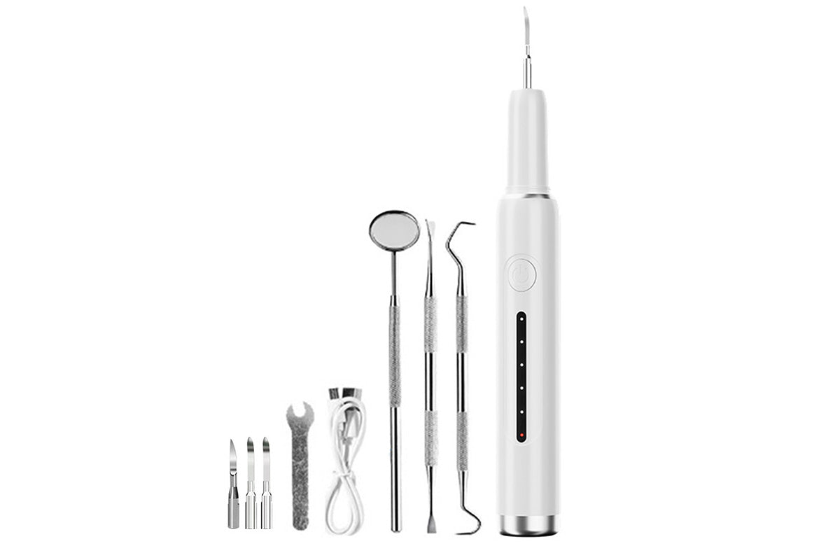 Ultrasonic Dental Cleaner Smart Tartar Remover with UV Care and 5 Cleaning Modes