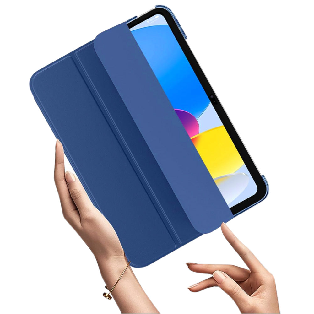 Compatible Case for iPad 10th 11th Gen A16 Tri-Fold Smart Cover Auto Wake Sleep