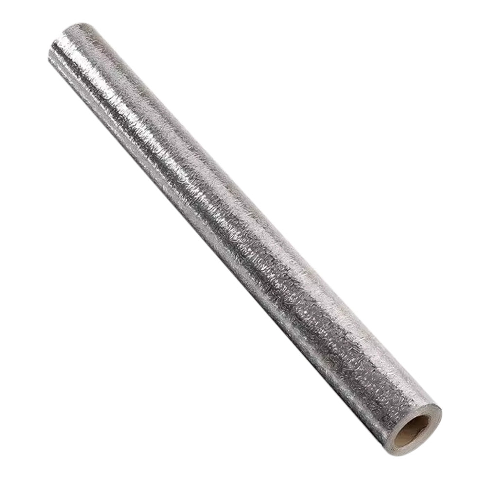5m Self Adhesive PVC Aluminum Foil Kitchen Oil and Water Resistant Liner-Style 1