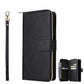 Wallet Leather Flip Cover for Samsung S26 Series with Card Slots Kickstand-Black