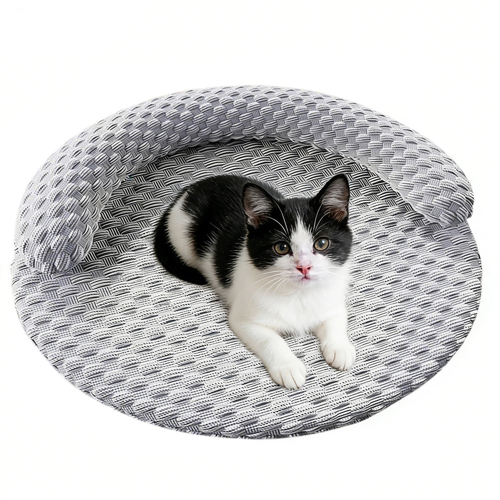 Washable Cooling Pet Bed with Removable Cover for Dogs and Cats