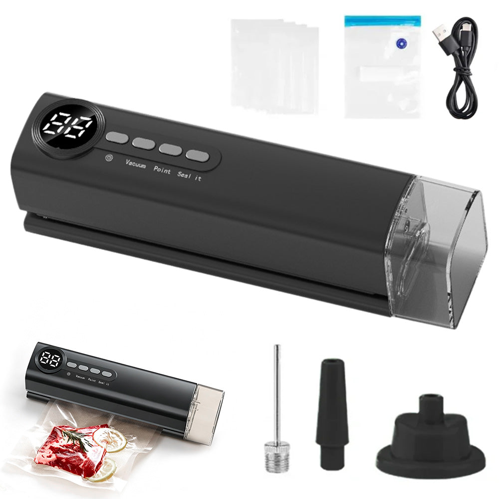 62kPa Strong Suction Wireless Portable Vacuum Sealer for Dry and Wet Food