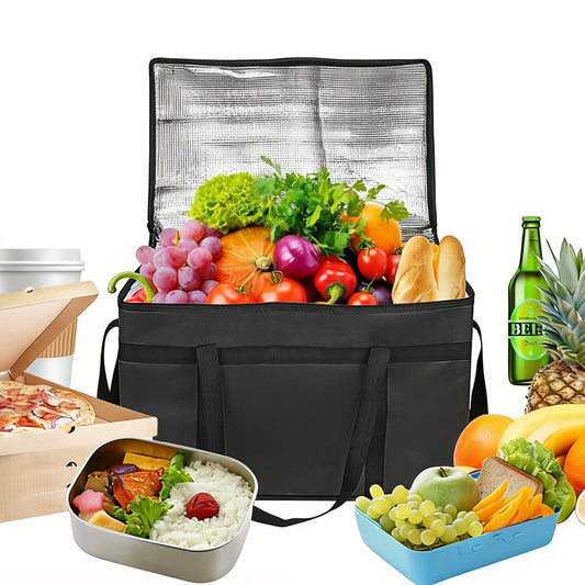 Delivery Pizza Bag Insulated Thermal Hot Cold Food Storage Carrying Case