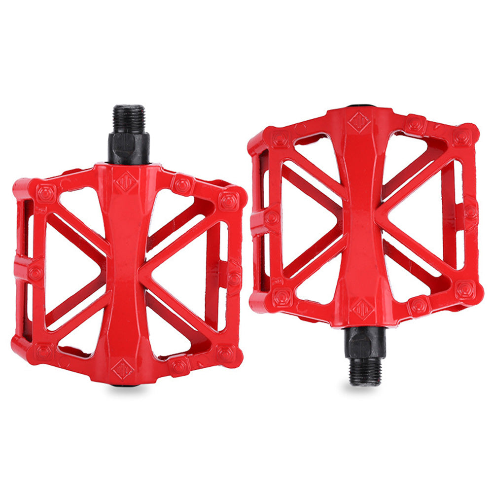 Antiskid Aluminum Alloy Bike Pedals Wide Platform Lightweight Bicycle Pedals for MTB Road Bikes
