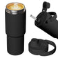 Dual Lid Tumbler with Straw 735ml Large Capacity Vacuum Insulated Water Bottle