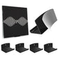4Pcs Vinyl Wall Mount Record Wall Display Album Wall Mount for 1LP and 2LP