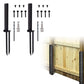 2Pcs Fence Post Repair Kit Heavy Duty H Design Fence Post Anchor Ground Stakes