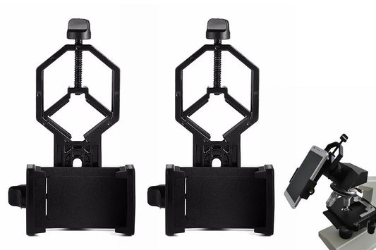 2Pcs Universal Cell Phone Adapter Mount Telescope Phone Mount For Binocular Monocular