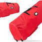Handy Laundry Rolling Christmas Tree Storage Bag With Handle For Easy Transport-Red