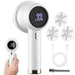 Electric Lint Remover with 3 Speed Levels LED Display 3 Replacement Blades for Clothes