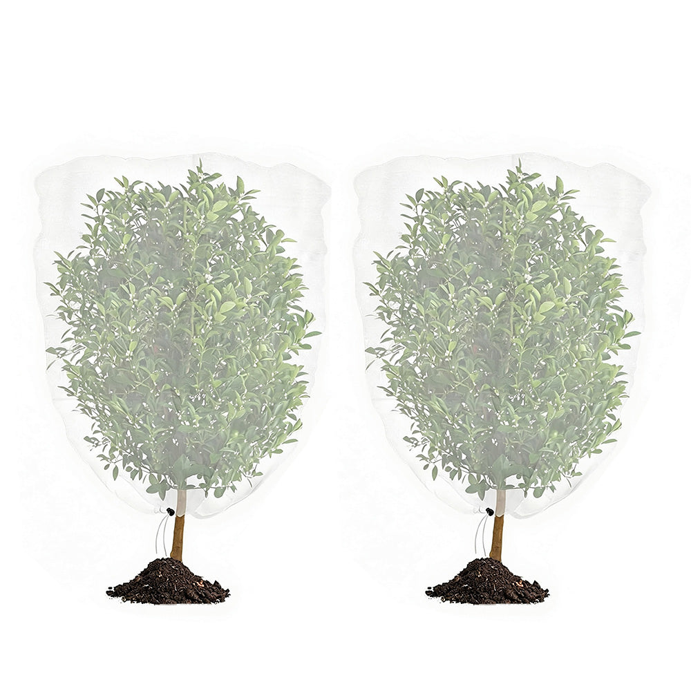 Drawstring Fruit Tree Netting Cover Fine Mesh Bird Fruit Fly Insect Protection for Garden Potted Plant Fruit Trees