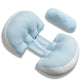 Portable Pregnancy Pillow W Shaped Maternity Support For Side Sleepers