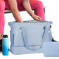 37L Women Fitness Travel Bag Waterproof Pocket USB Charging Carry On Overnight Bag