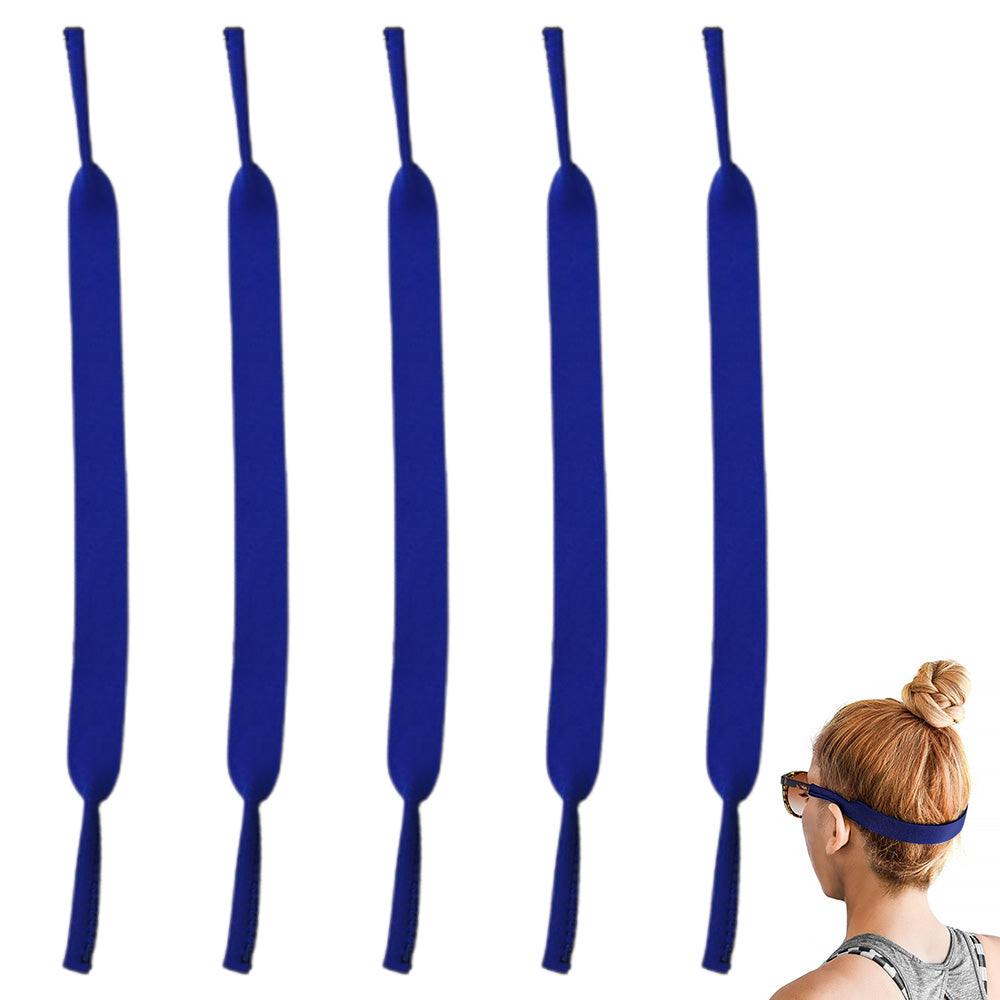 5Pcs Neoprene Eyeglass Holder Adjustable Sunglasses Retainer Strap for Sports