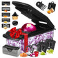 Vegetable Chopper with Container Mandoline Slicer for Kitchen Salad Prep