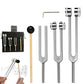 3Pcs Aluminum Tuning Forks Set 128Hz 256Hz 512Hz for Sound Healing Yoga Meditation