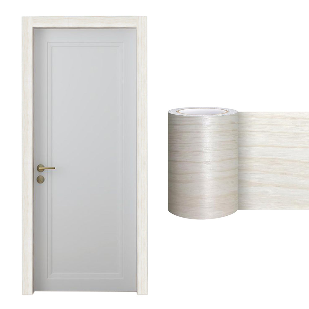 Peel and Stick Wood Grain Border Waterproof Sticker Self Adhesive for Wall