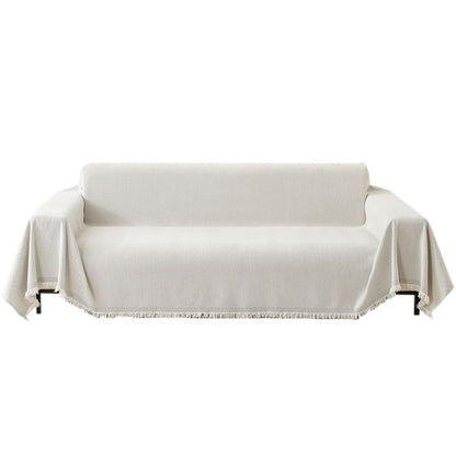 Sofa Throw Rug Cover Large Blanket for Couch Furniture Protector-Beige