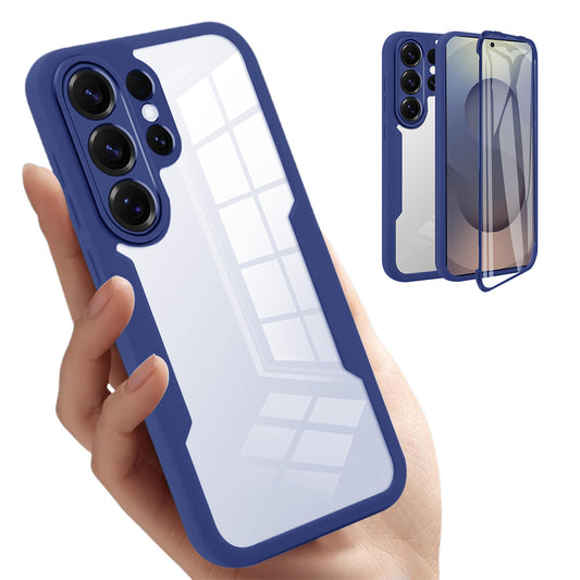 Full-Cover Protective Case Compatible With Samsung S26 Series Phones-Blue