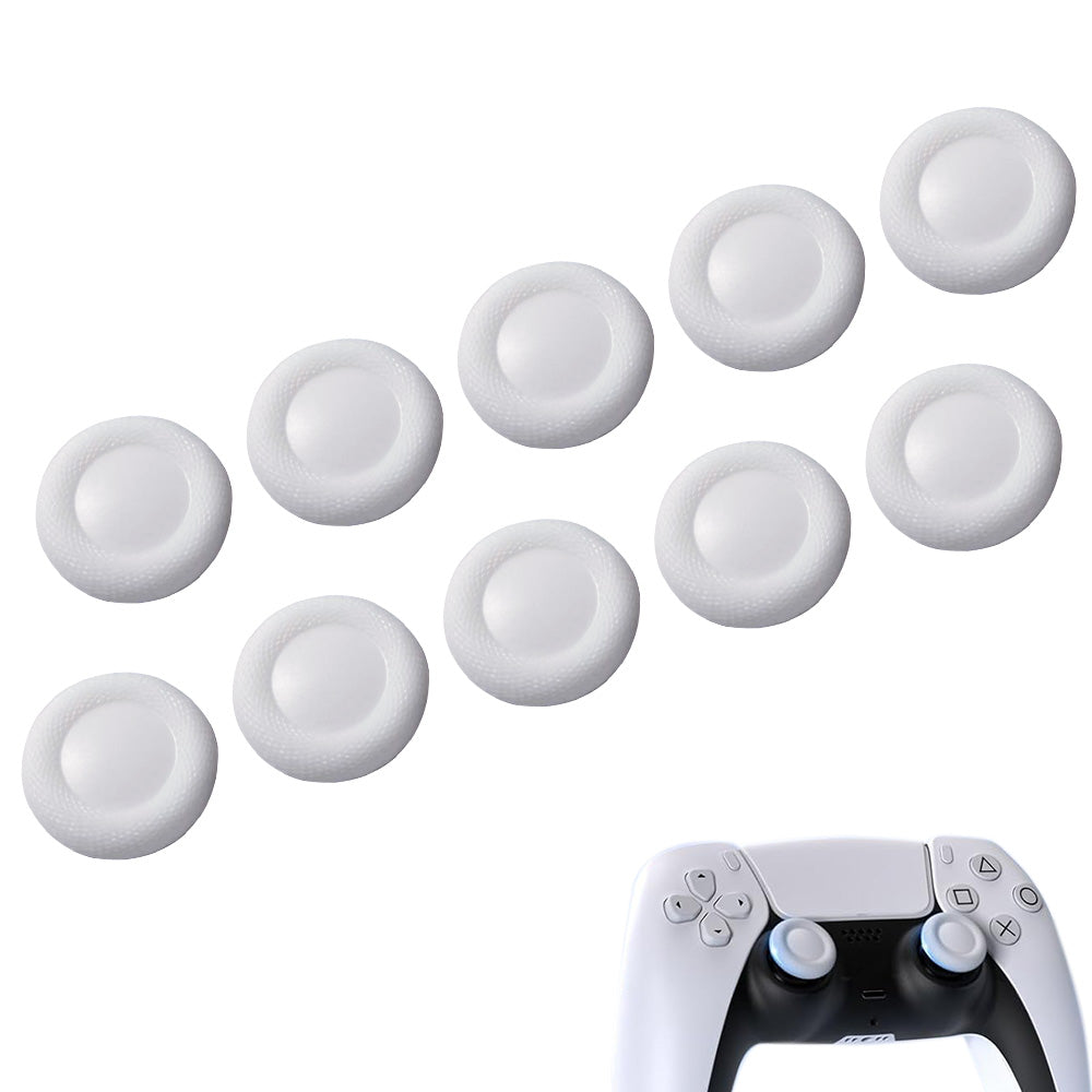 10 Pack TPU Thumb Grip Caps for PS4 and PS5 Controller Joysticks