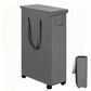 65L Laundry Basket with Wheels Lid Handle Foldable Dirty Clothes Basket for Home Dorm