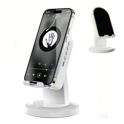 3-in-1 Wireless Induction Speaker with Phone Stand and Bluetooth 5.3 for Home Office