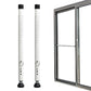 2X Adjustable Sliding Window Door Security Bar for Home Apartment Hotel