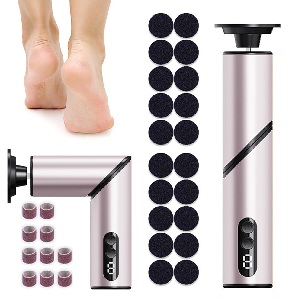9-Speed Foldable Electric Foot File Dead Skin Removal Tool for Home Use