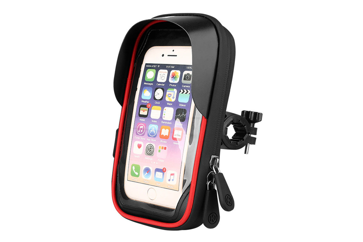Waterproof Bike Phone Holder Fully Enclosed Handlebar Phone Mount