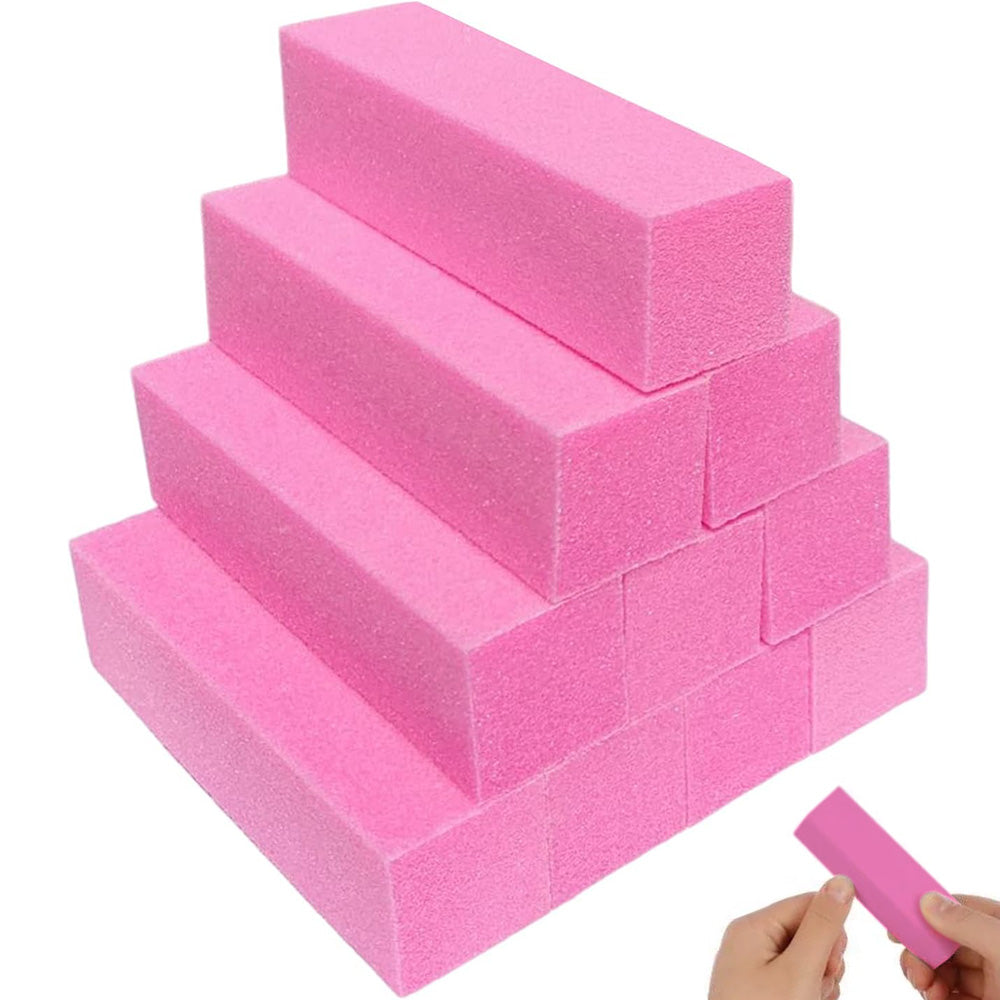 10Pcs 150 Grit Nail Buffer Blocks for Acrylic and Gel Nails