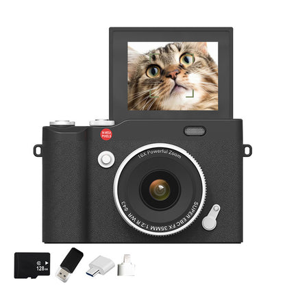 4K Digital Camera for Photography Autofocus Vlogging Camera 64MP