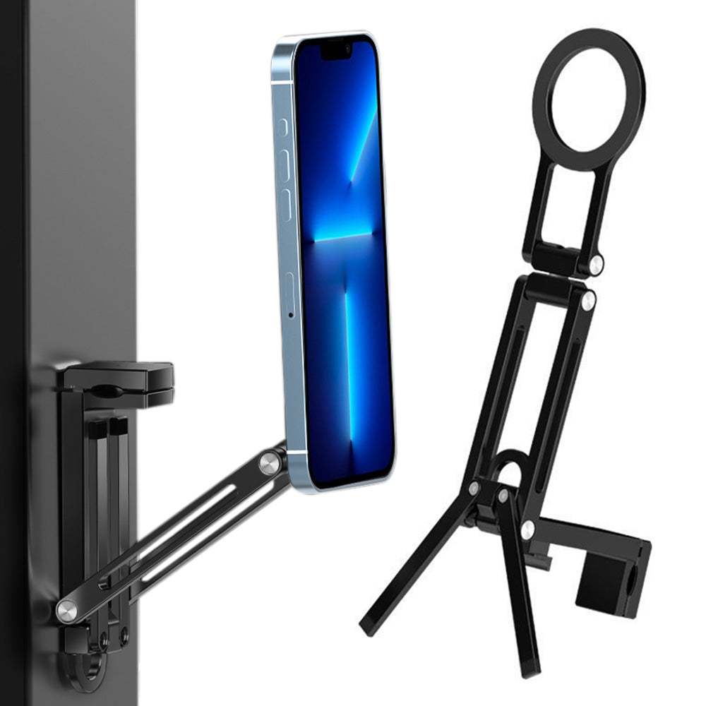 360 Degree Rotating Tripod Adjustable Aluminum Phone Tripod for Android iPhone 12 to 17