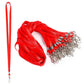 50 Flat Polyester ID Badge Lanyards with 360 Degree Swivel Hooks