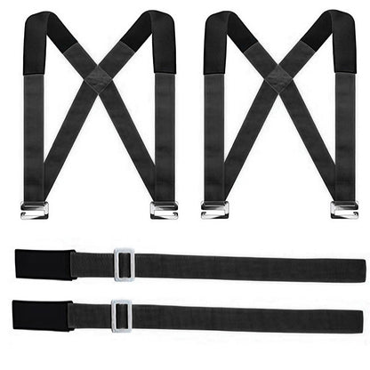 Furniture Moving Strap Set with 5cm Wide Belts and 270kg Load Capacity
