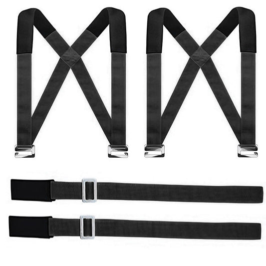 Furniture Moving Strap Set with 5cm Wide Belts and 270kg Load Capacity