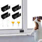 4 Pack Sliding Window Locks with Key for Vertical Horizontal Sliding Windows Doors